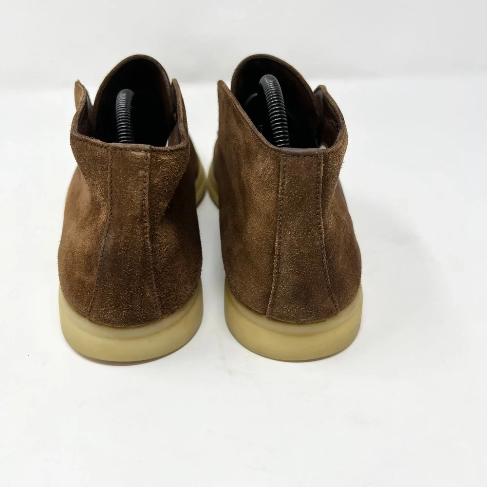 Church's Girvan Men's Brown Suede Slip On Ankle Boots Approx Size 9 Italy